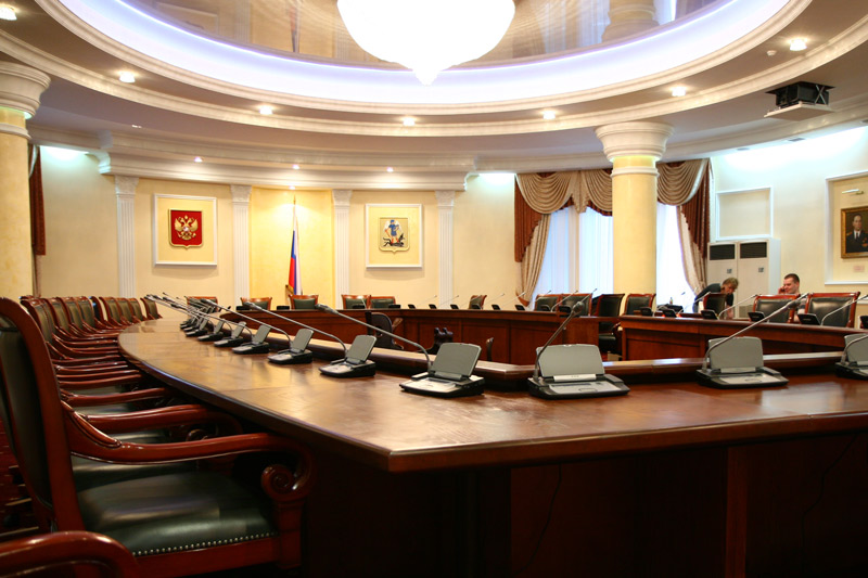 Зал заседаний Администрации Архангельской области